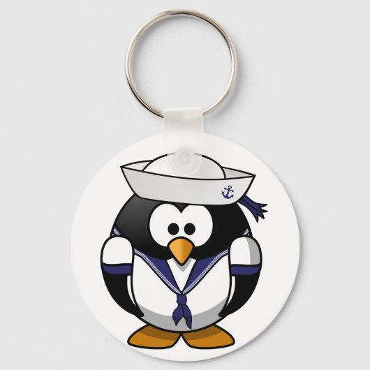 Penguin Sailor Sleutelhanger (Voorkant)