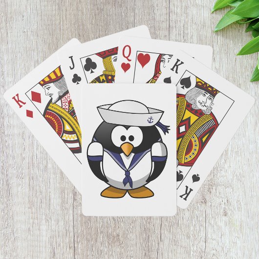 Penguin Sailor Speelkaarten