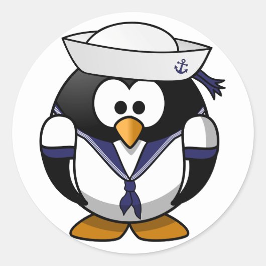 Penguin Sailor Stickers (Voorkant)
