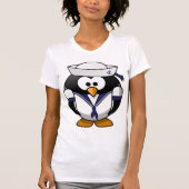 Penguin Sailor Vrouwen T-shirt (Voorkant)