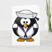 Penguin Sailor Wenskaarten Kaart (Voorkant)