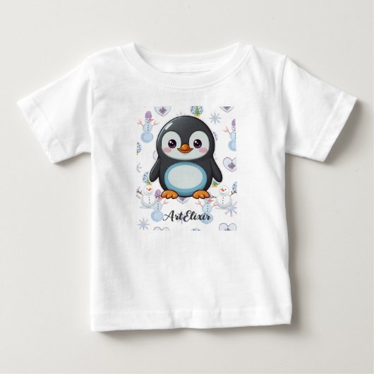 Penguin Schattige Kawaii Baby Print (Voorkant)
