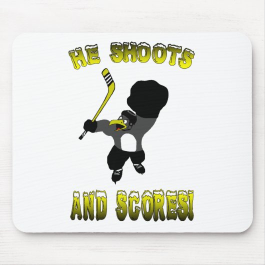 Penguin Score Mousepad Muismat (Voorkant)