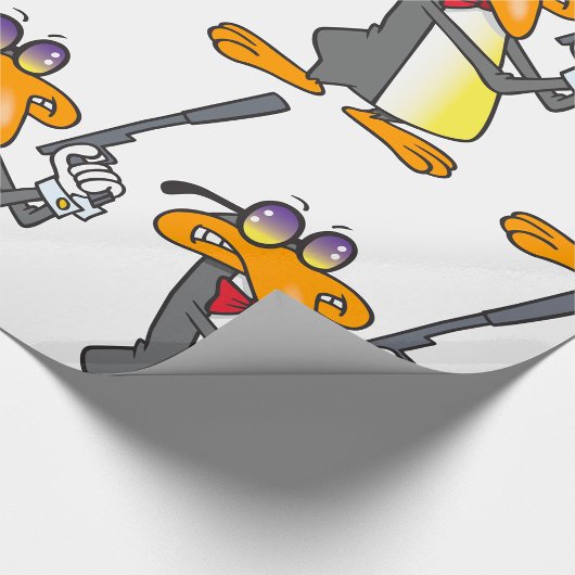 Penguin Secret Agent Cadeaupapier