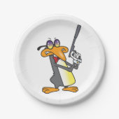 Penguin Secret Agent Papieren Bordje (Voorkant)