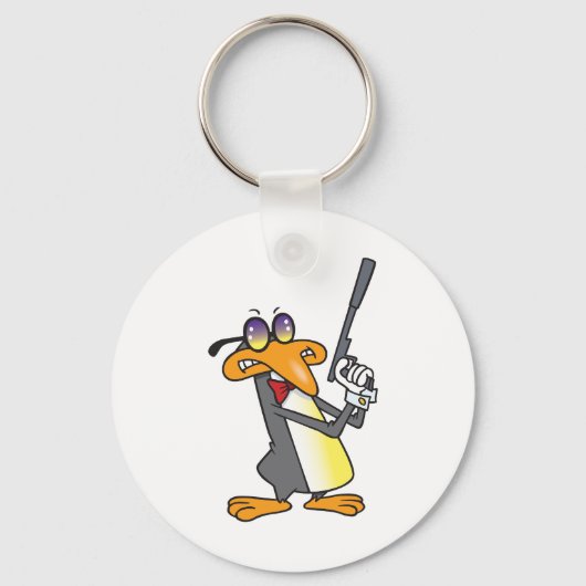 Penguin Secret Agent Sleutelhanger (Voorkant)