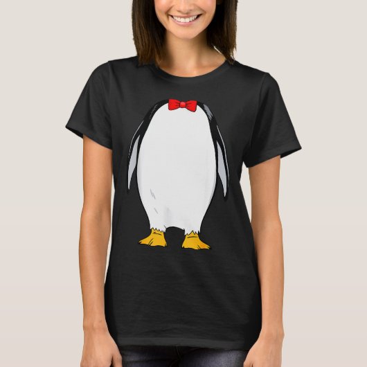 Penguin Shirt Adult Men Women Kids Penguin Costume (Voorkant)
