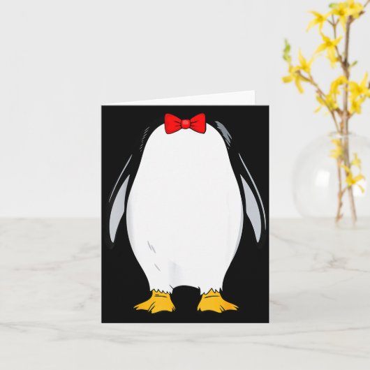 Penguin Shirt Adult Men Women Kids Penguin Costume Kaart (Gele Bloem)