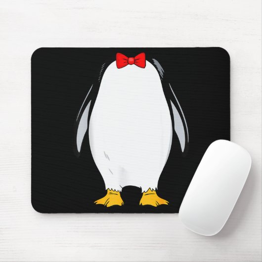 Penguin Shirt Adult Men Women Kids Penguin Costume Muismat (Met muis)