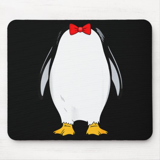 Penguin Shirt Adult Men Women Kids Penguin Costume Muismat (Voorkant)