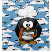 Penguin Shower Curtain Douchegordijn (Voorkant)