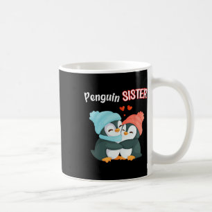 Penguin Sister - Sibling's Funny & Schattigee Koffiemok