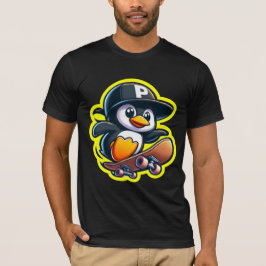 PENGUIN SKATEBOARDER 4 T-SHIRT