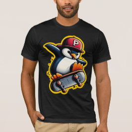 PENGUIN SKATEBOARDER 5 T-SHIRT