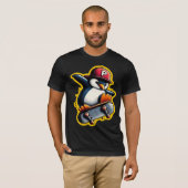 PENGUIN SKATEBOARDER 5 T-SHIRT (Voorkant volledig)