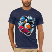 PENGUIN SKATEBOARDER 6 T-SHIRT (Voorkant)