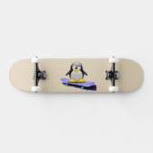 Penguin Skateboarder Persoonlijk Skateboard (Horizontaal)
