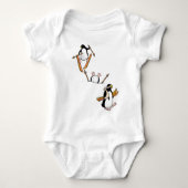 Penguin Ski Adventure Romper (Voorkant)