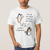 Penguin Ski Adventure T-shirt (Voorkant)