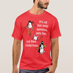 Penguin Ski Adventure T-shirt