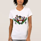 Penguin Ski Jumping Vrouwen T-shirt (Voorkant)
