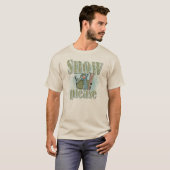 Penguin Ski Snow Alsjeblieft T-shirts en cadeautje (Voorkant volledig)