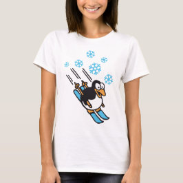 Penguin ski t-shirt