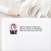 Penguin Ski Tshirts en geschenken Etiket (Insitu)