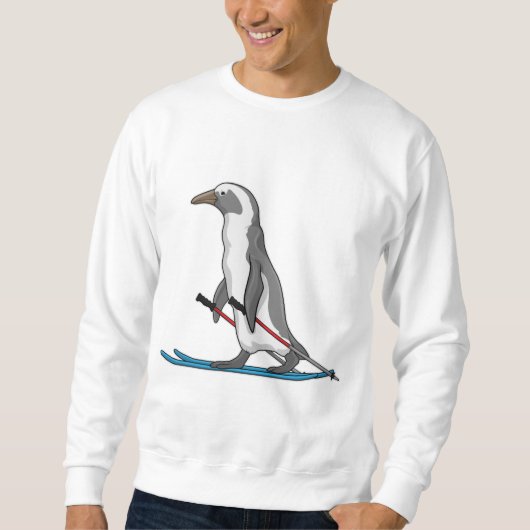 Penguin Skier Ski Trui (Voorkant)