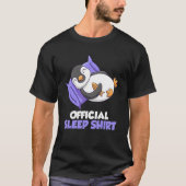 Penguin Sleep Officiële slaapstand T-shirt (Voorkant)