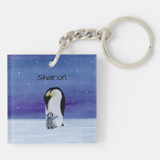 Penguin Sleutelhanger (Achterkant)