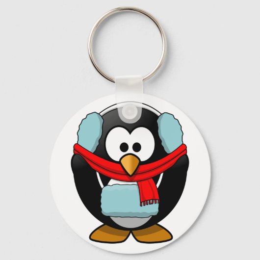 Penguin-Sleutelhanger bevriezen Sleutelhanger (Voorkant)