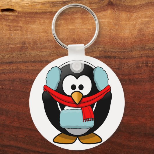 Penguin-Sleutelhanger bevriezen Sleutelhanger (Voorkant)