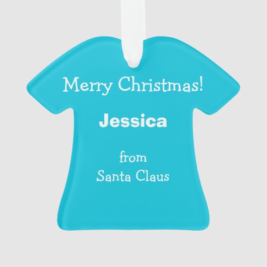 Penguin Snowman North Pole Kinder Kerstmis Ornament (achterkant)