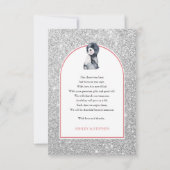 Penguin | Snowman Winter ONEderland Birthday Bedankkaart (Achterkant)