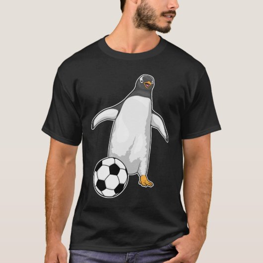 Penguin Soccer player Soccer T-shirt (Voorkant)