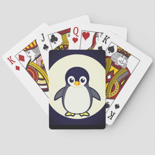 Penguin-speelkaarten Pokerkaarten (Achterkant)