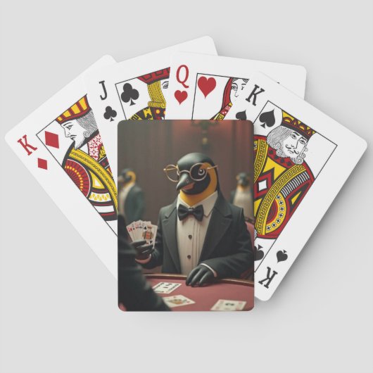 Penguin spelen poker speelkaarten (Achterkant)