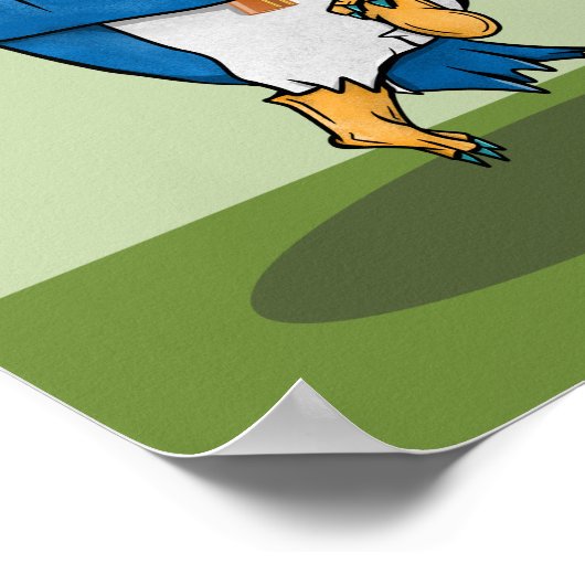 Penguin-speltafeltennis Poster (Hoek)