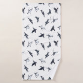 Penguin Squadron | Ocean Art Design Badhanddoek (Badhanddoek)