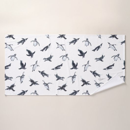 Penguin Squadron | Ocean Art Design Badhanddoek (Badhanddoek)