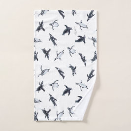 Penguin Squadron | Ocean Art Design Handdoek