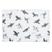 Penguin Squadron | Ocean Art Design Kussensloop (Voorkant)