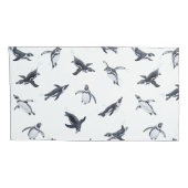 Penguin Squadron | Ocean Art Design Kussensloop (Achterkant-Rechts)
