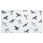 Penguin Squadron | Ocean Art Design Kussensloop (Voorkant-Rechts)