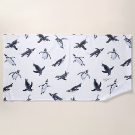 Penguin Squadron | Ocean Art Design Strandlaken