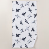 Penguin Squadron | Ocean Art Design Strandlaken (Voorkant)
