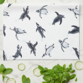 Penguin Squadron | Ocean Art Design Theedoek (Gevouwen)