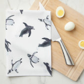 Penguin Squadron | Ocean Art Design Theedoek (Quarter Fold)