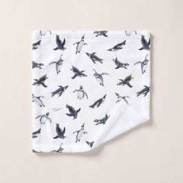 Penguin Squadron | Ocean Art Design Washandje